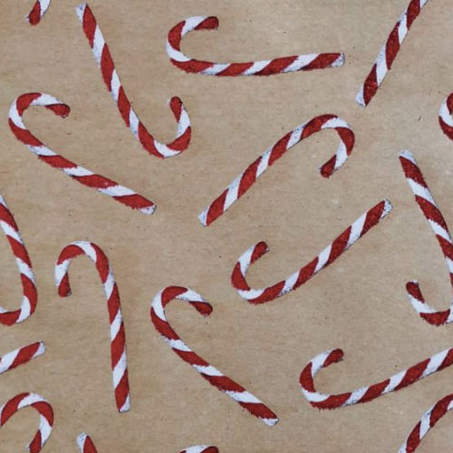 Jillson Candy Cane Glitter