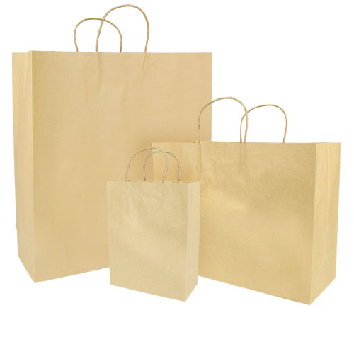 KRAFT PAPER SHOPPING BAG