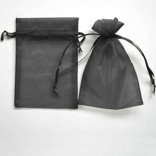 Organza Pouches Black