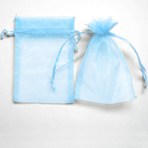 ORGANZA POUCH LT. BLUE