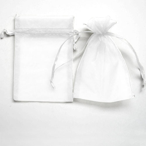 Organza Pouches White