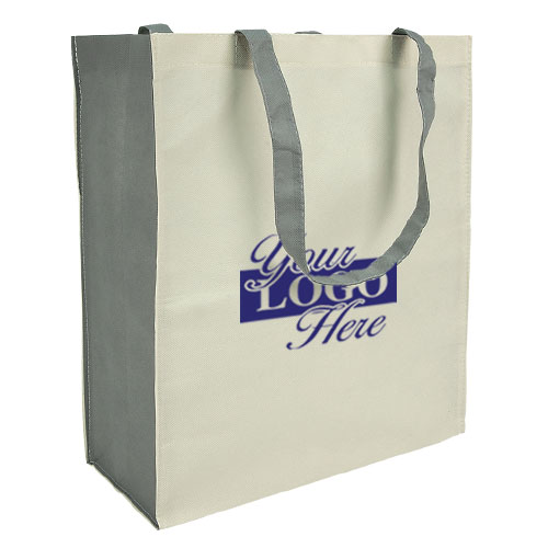 TWO-TONE NON-WOVEN TOTE