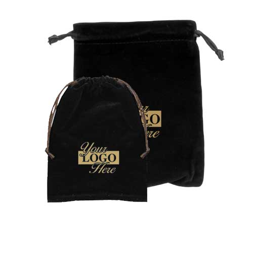 VELVETEEN POUCH BLACK